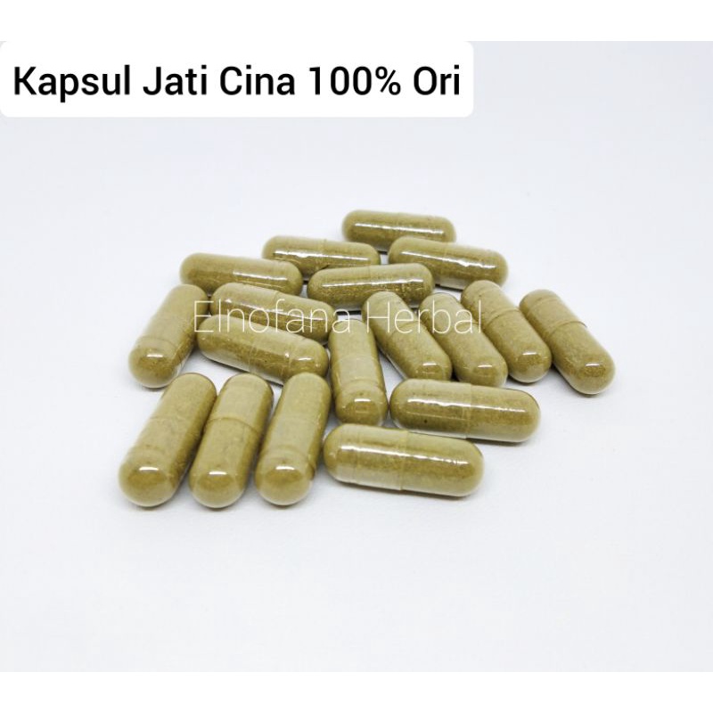 Eceran Kapsul Daun Jati Cina 100% Ori (isi 10)