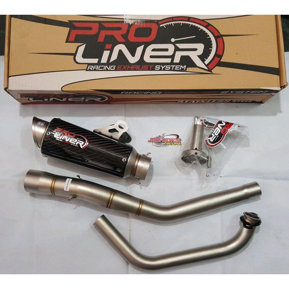 Jual Knalpot Proliner TR-1R Carbon Short Yamaha All New R15 grab it ...
