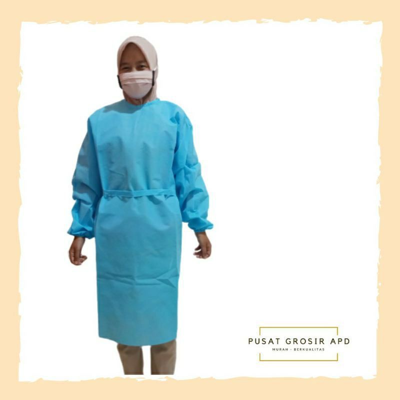 Jual Surgical Gown waterproff Spoundbound dan kain | Shopee Indonesia