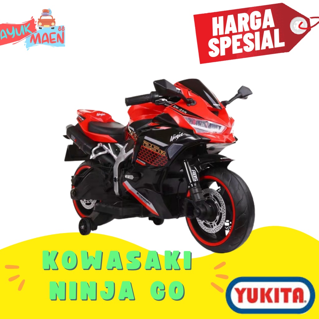 Jual Maenan Anak Motor AKI Kowasaki Ninja GO YUKITA 738 - Motoran Aki ...