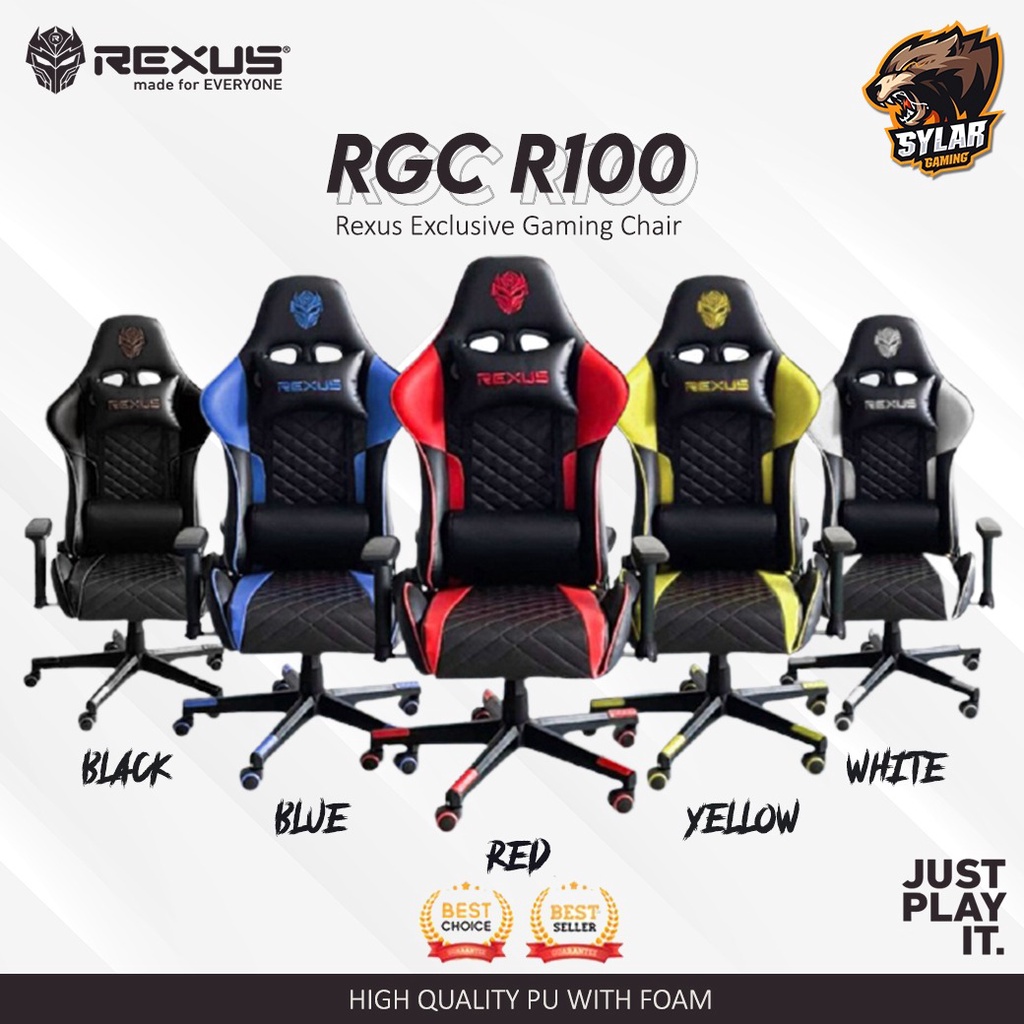 Jual Rexus RGC 100 Gaming Chair | Shopee Indonesia
