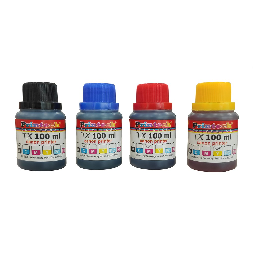Jual PRINTECH TX Ink / Tinta Printer Canon Black / Hitam 100 ML - 01068 ...