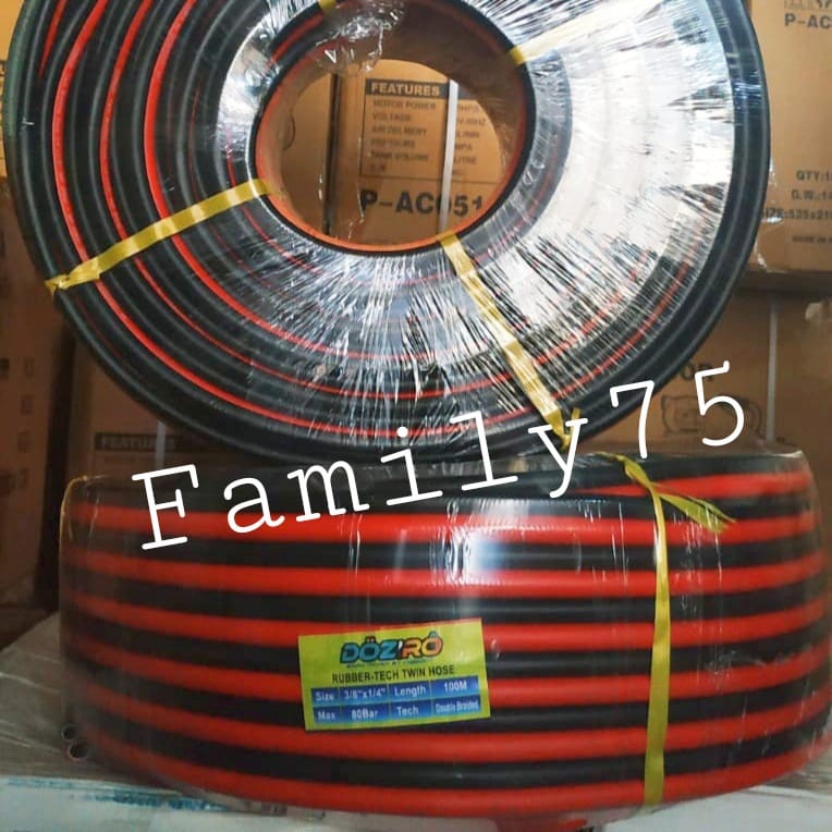 Jual Selang Las Double Karbit Lpg Gas Dobel Twin Welding Hose Rubber Karet Shopee Indonesia