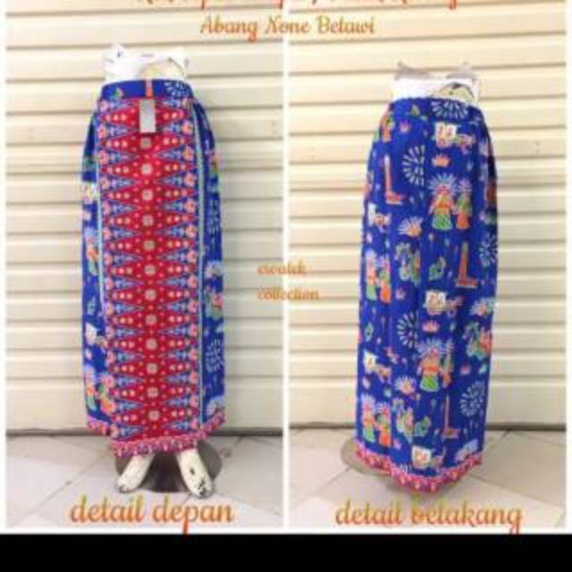 Jual ROK BATIK BETAWI / ROK ONDEL ONDEL / ROK ADAT BETAWI | Shopee ...