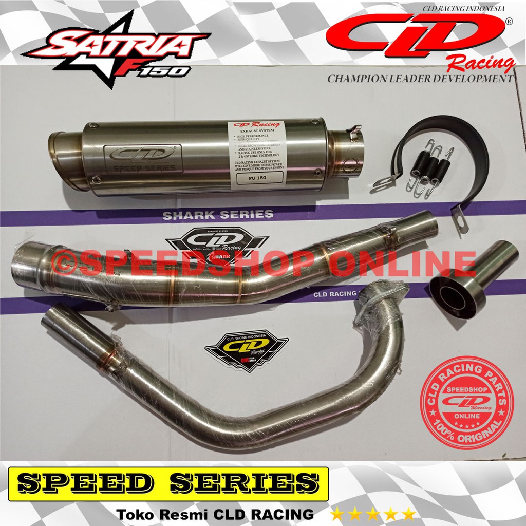 Jual Knalpot Cld Racing Suzuki Satria Fu Fi Karbu Injeksi Original