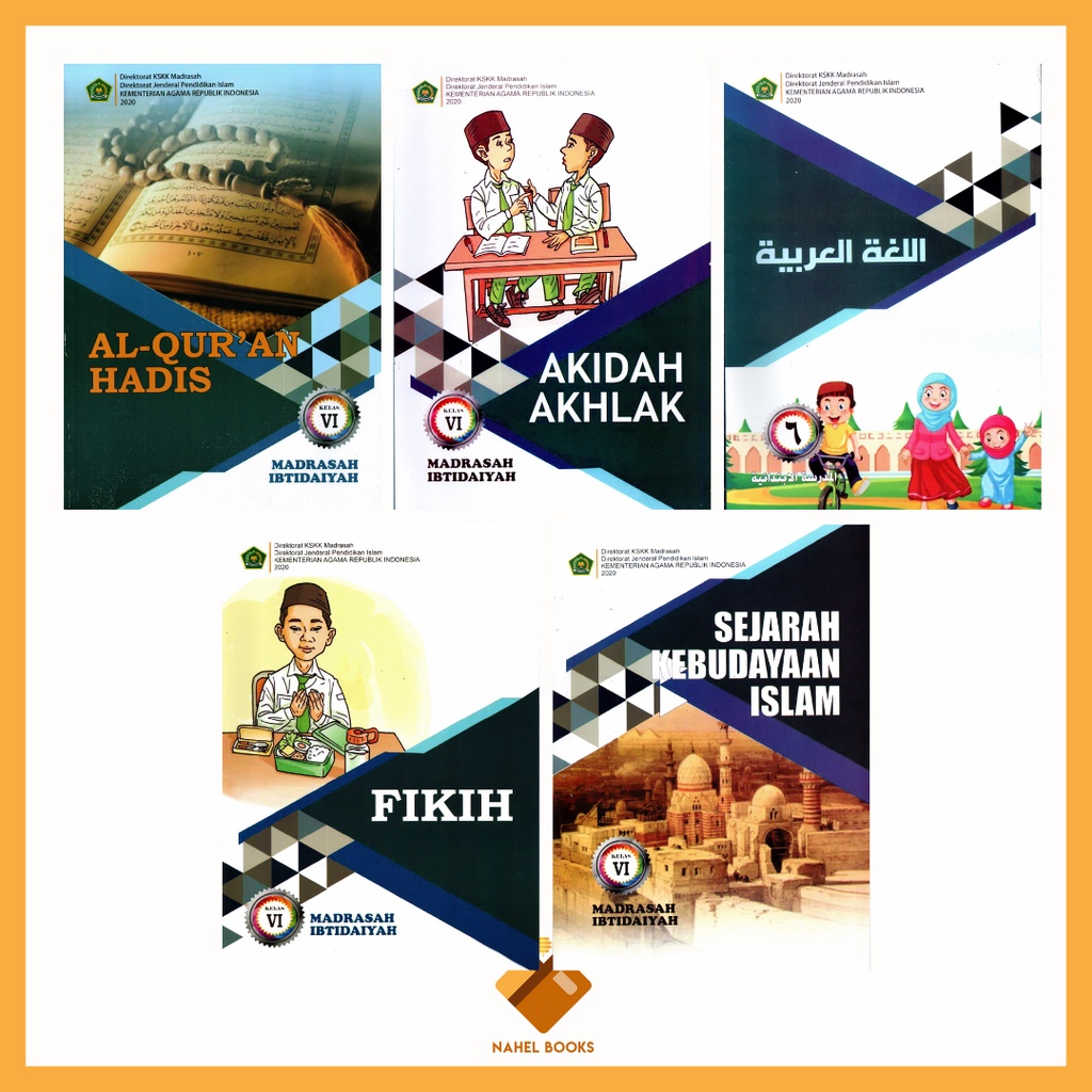 Jual BUKU PAKET MI SD KELAS 6 / VI KEMENAG (AL-QURAN HADIST, AKIDAH ...