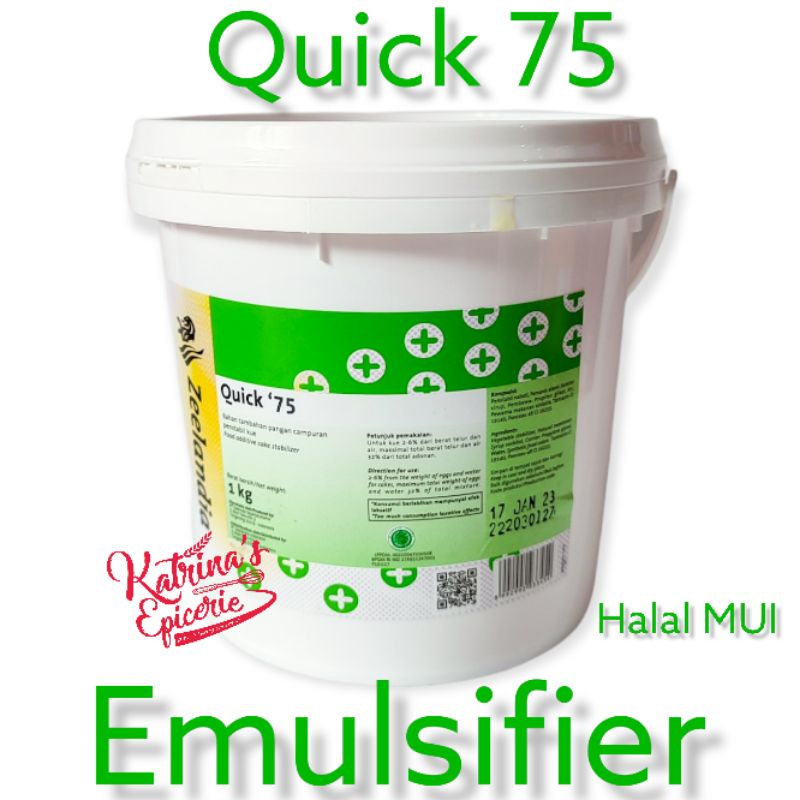 Jual Zeelandia Quick 75 Emulsifier 500 Gram Bahan Pengembang Dan