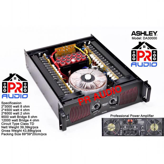 Jual PROMO HARGA MURAH Power Amplifier Profesional ASHLEY DA30000/DA