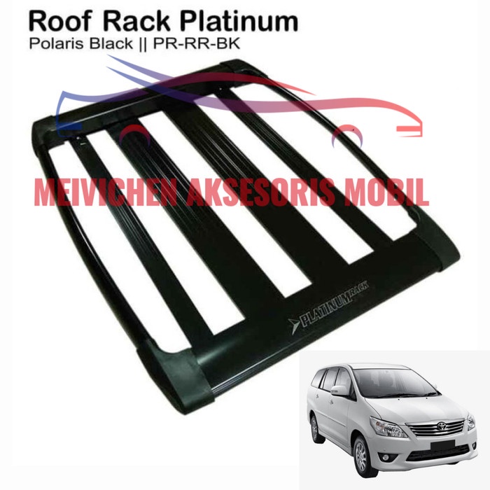 Jual ROOF RACK RAK BAGASI ATAS MOBIL PLATINUM TOYOTA GRAND INNOVA HITAM Shopee Indonesia