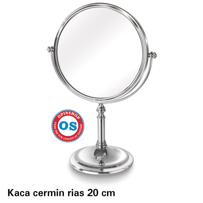 Jual Kaca cermin rias stenlis steel diameter 20 cm OS-3008 | Shopee ...