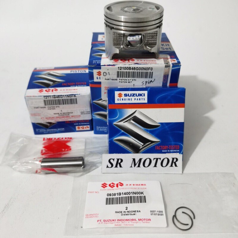 Jual piston seher kit plus ring seher spin ukuran standar original ...