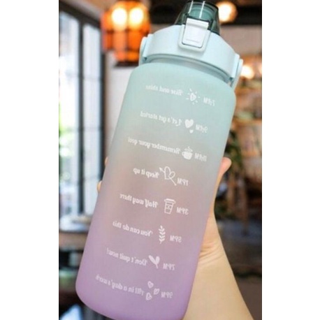 Jual (Promo) Botol Minum Penanda Waktu Motivational 2 Liter Botol ...