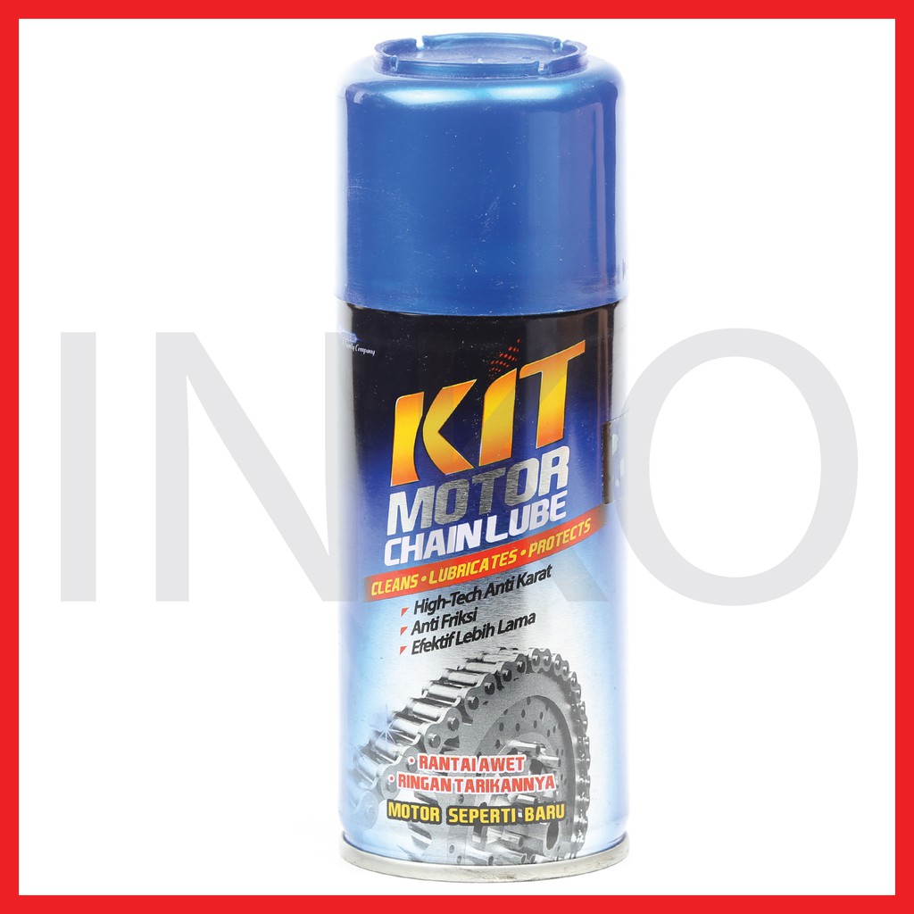 Jual KIT MOTOR CHAIN LUBE CLEANS LUBRICATES PROTECTS AEROSOL 110ML