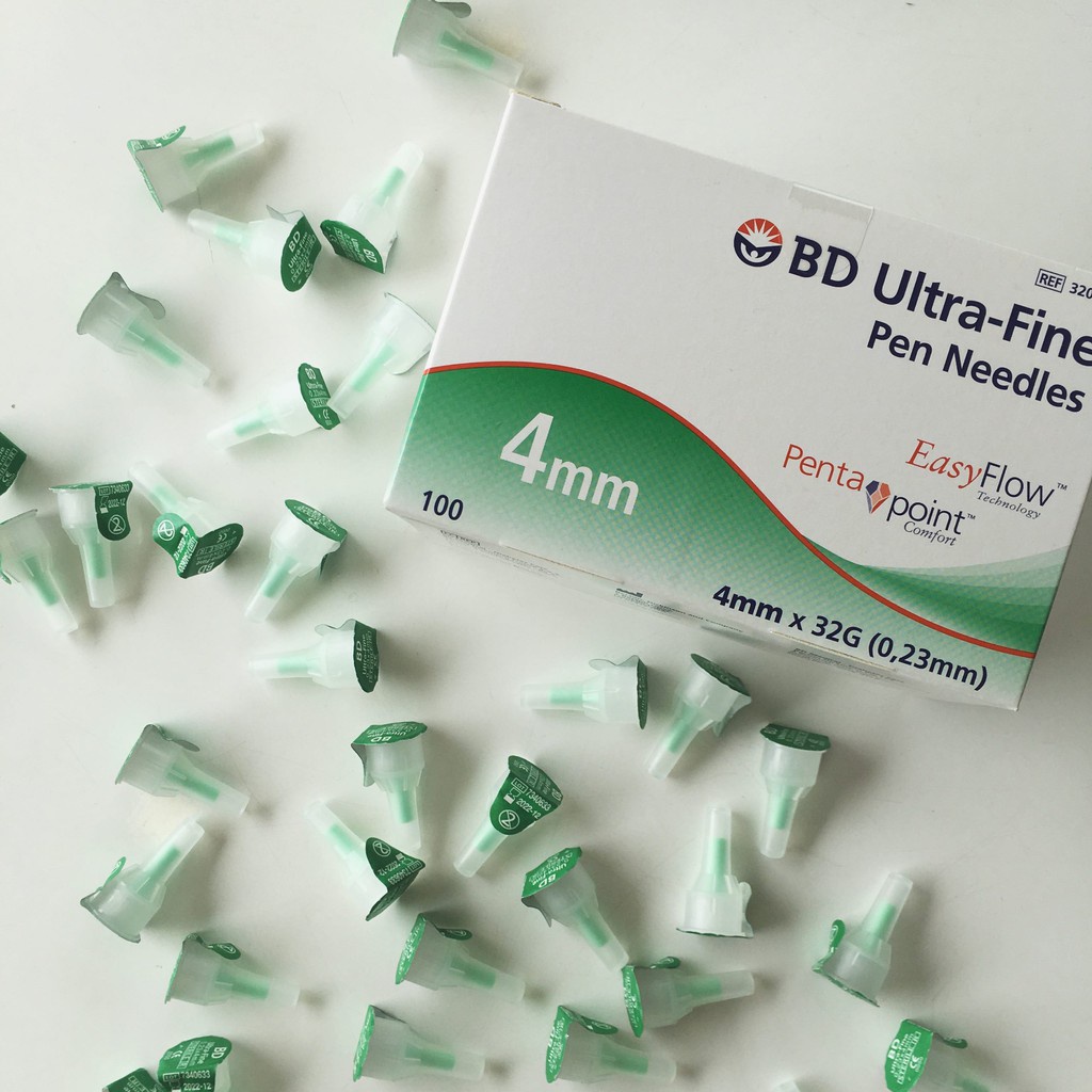 Jual BD ULTRA FINE Hijau 4mm Jarum Insulin / Needle Insulin Perpcs ...