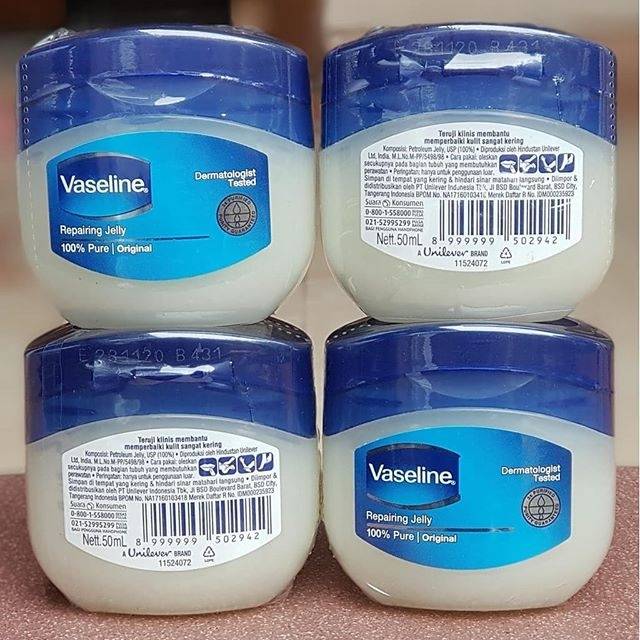 Jual Vaseline Repairing Jelly Original 50ml Shopee Indonesia