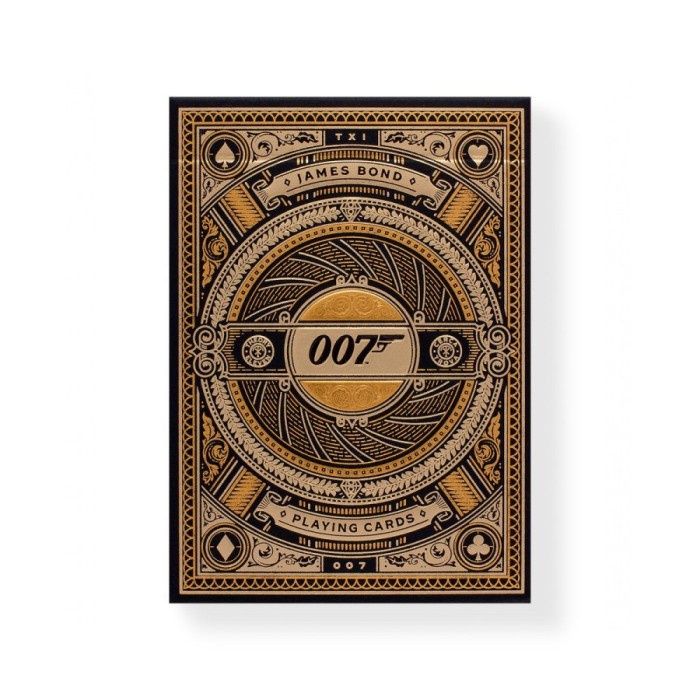 SOLOMAGIA James Bond 007 Playing Cards By Theory11 – Naipes De Lujo Con Dorado Y Grabado 3D