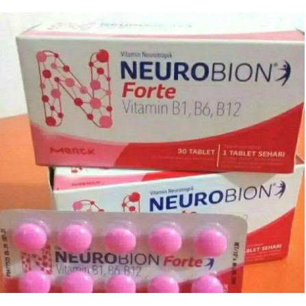 Jual Neurobion Forte Neurobion Merah 1 Box Isi 3 Strip ( 30 Tablet ...