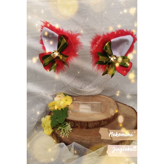 Jual Nekomimi jepit pita bell lonceng cat ears anime cosplay kawaii ...