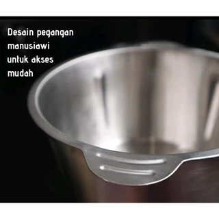 (fashionstar9) Blender Chopper 2L Stainless Food Processor Penggiling Daging Bumbu Buah Sayur Portable
