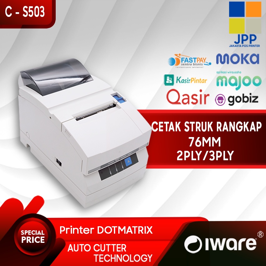 Jual Printer Kasir Dot Matrix Citizen Cd S503p Auto Cutter Shopee Indonesia 8141