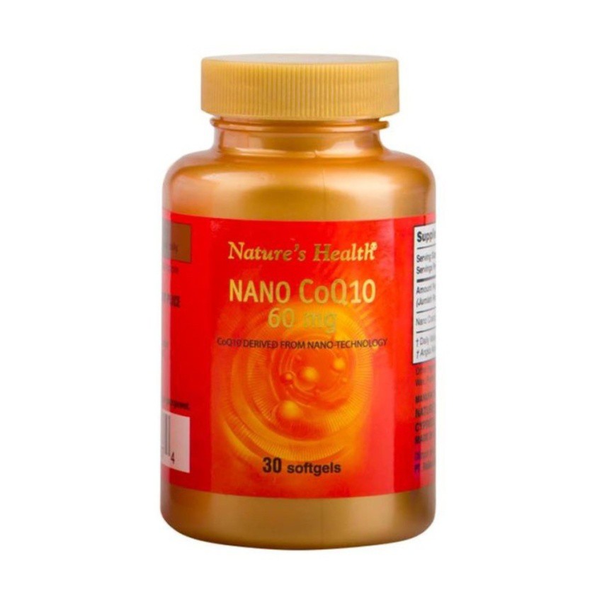 Jual Nature's Health Nano CoQ10 60 Mg - Isi 30 Softgel | Shopee Indonesia