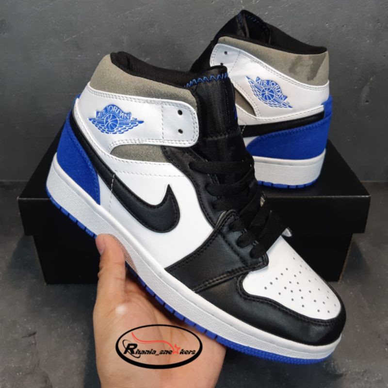 Jual Nike Air Jordan 1 Mid Se Union Royal Shopee Indonesia