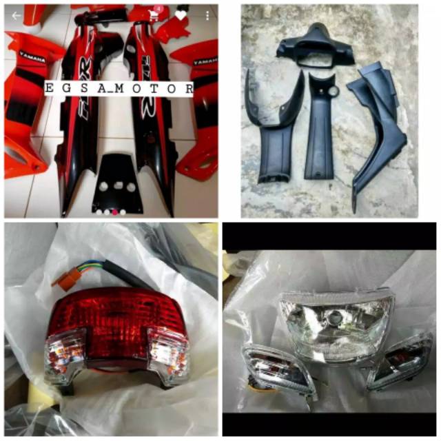 Jual Fullset body kasar halus + lampu depan belakang dan sain F1ZR