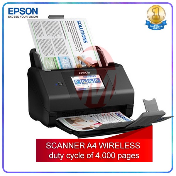 Jual Scanner Epson ES 580W WorkForce A4 Duplex Sheetfed ADF | Shopee ...