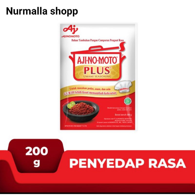 Jual Ajinomoto PLUS Penyedap Rasa MSG PLUS KEMASAN 200GR | Shopee Indonesia