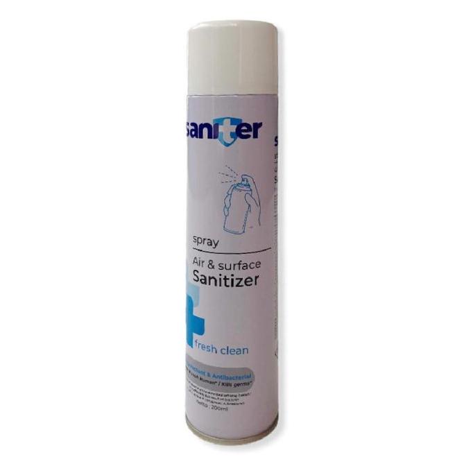 Jual *#*#*#*#] SANITER Aerosol Spray Air & Surface Sanitizer Fresh ...