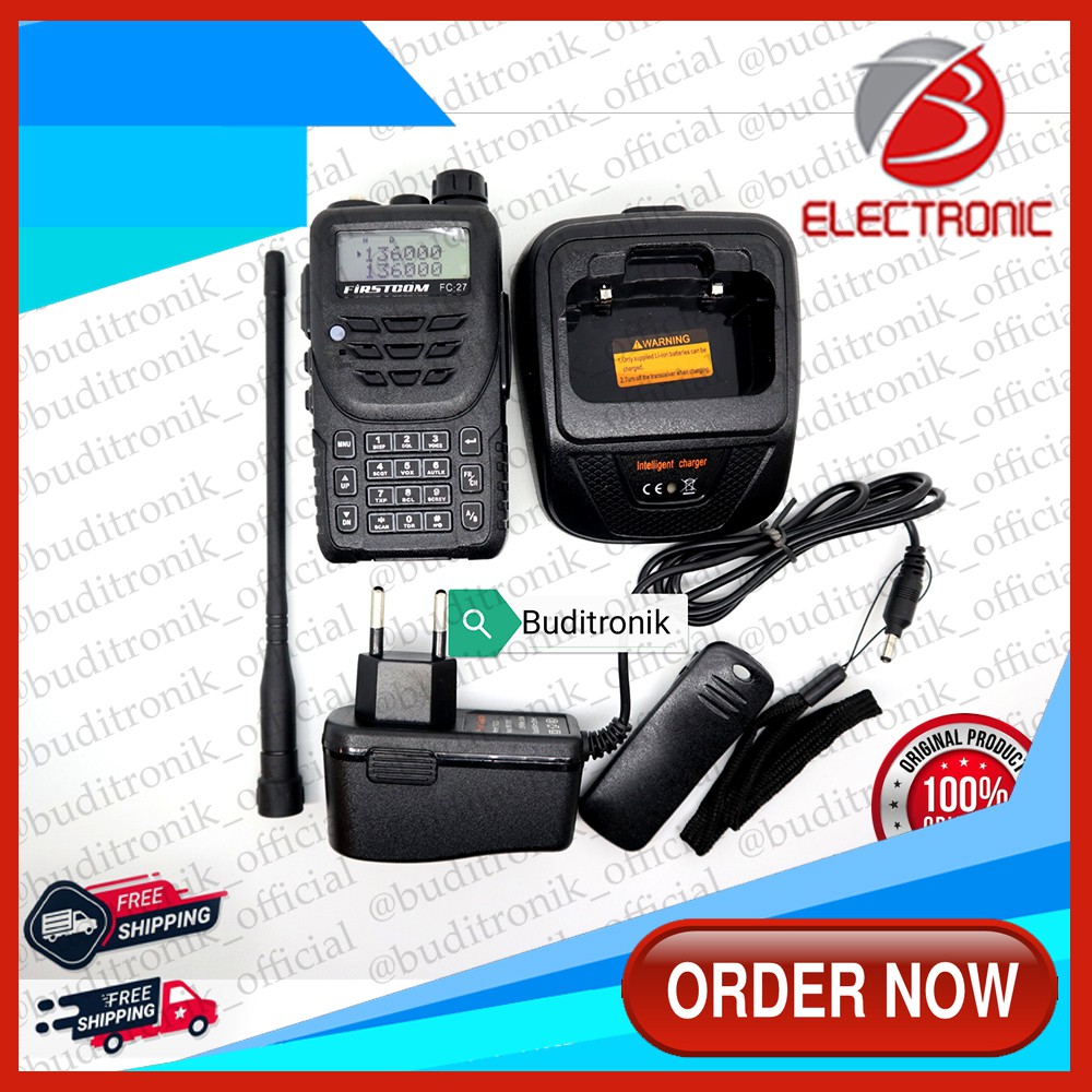 Jual Radio Ht Firstcom Fc-27 / Fc27 Dualband Waterproof | Shopee Indonesia