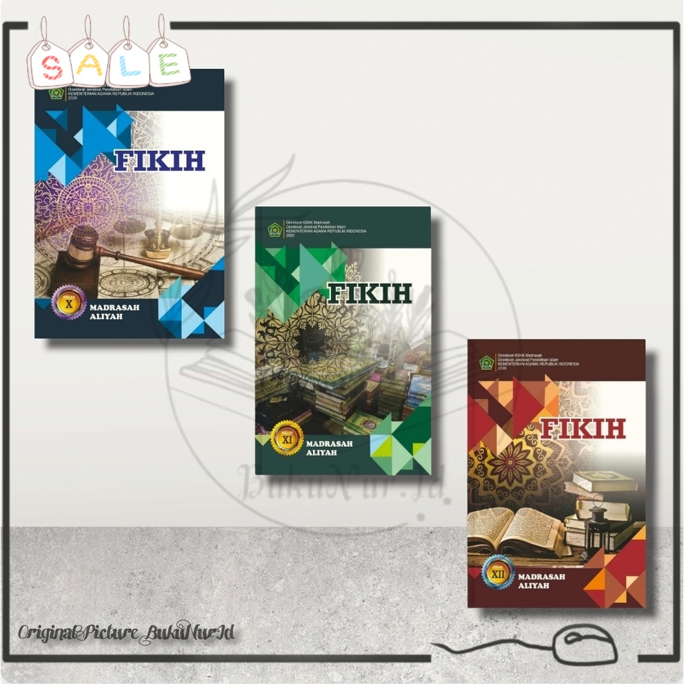 Jual Buku Fikih MA Kelas 10.11.12. KMA Cetakan 2020 Kemenag - 100% ...