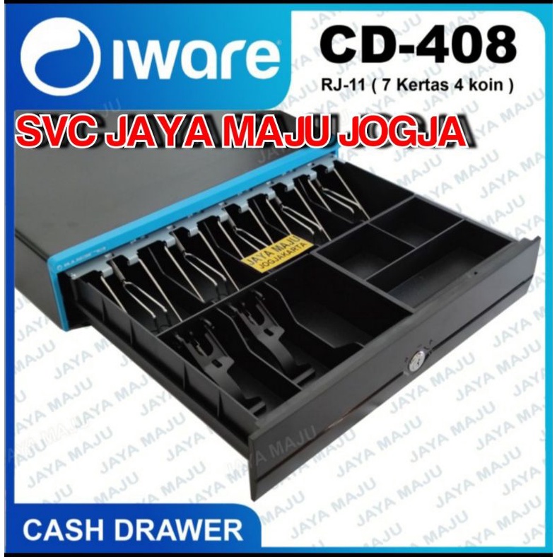 Jual Iware Cd 408 7 Kertas 4 Koin Cash Drawer Laci Kasir Laci