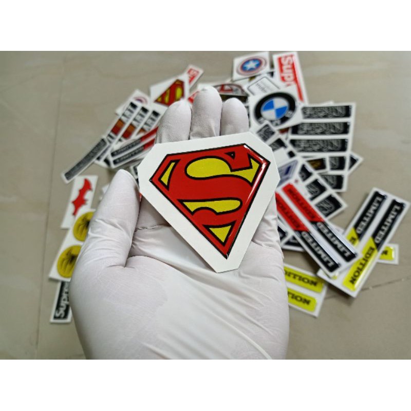 Jual Stiker Timbul Lentur Logo Superman Shopee Indonesia