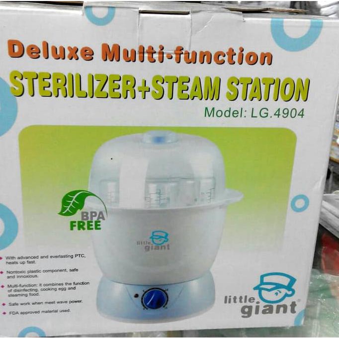 Jual Sterilizer + Steam station Botol dan penghangat Little Giant deluxe Shopee Indonesia