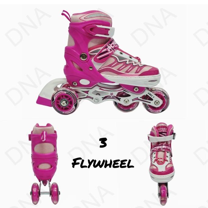 Jual Sepatu Roda Power Superb Bajaj Pink (+ Baut Bajaj) | Shopee Indonesia