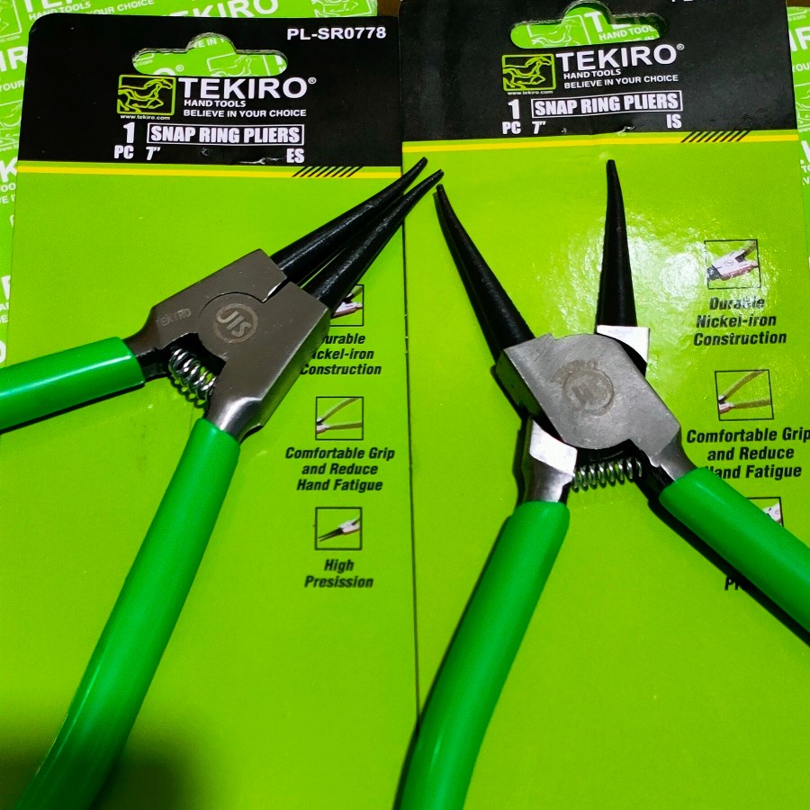 Jual Tang Snap Ring Pliers 7 Inchi Set Tekiro - Tang Sepi 7 Inchi Set ...
