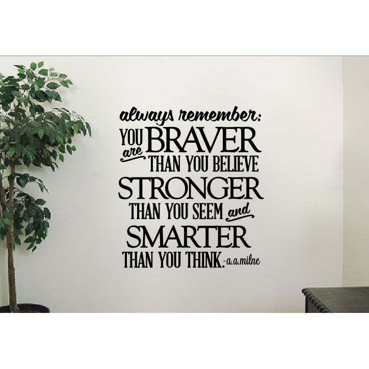 Jual Wall Stiker Quotes Always Remember Hiasan Dinding Kaca Sticker ...