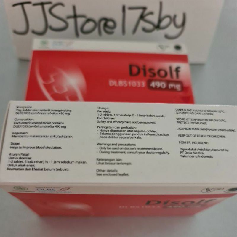 Jual disolf 490mg box isi 30 tablet | Shopee Indonesia