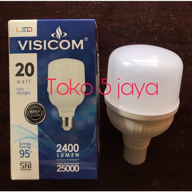 Jual lampu led visicom 20 watt / GARANSI 1 TAHUN / lampu kapsul visicom ...