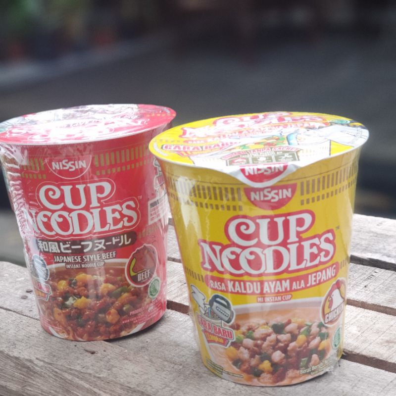 Jual Mie Nissin Cup Noodle Rasa Kaldu Ayam Jepang Kadu Sapi Jepang