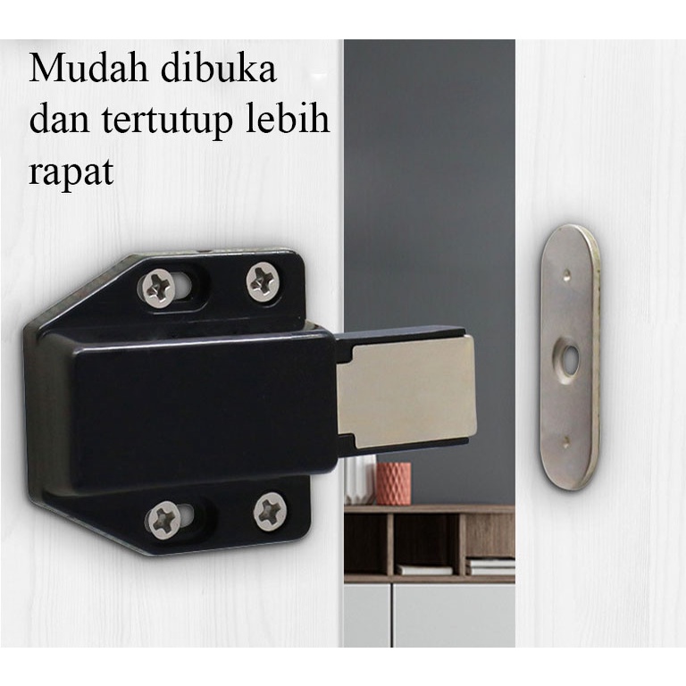 Jual Kunci Pintu Lemari Magnetik Kunci Model Tekan Buka Latch Tekan