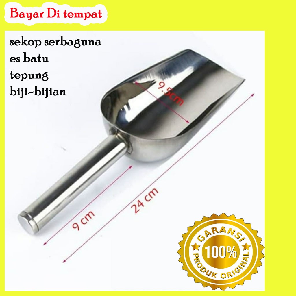 Jual Sendok Es Batu Alat Es Batu Skop Es Batu Scop Es Batu Sekop Es Batu Stainless Sendok Es