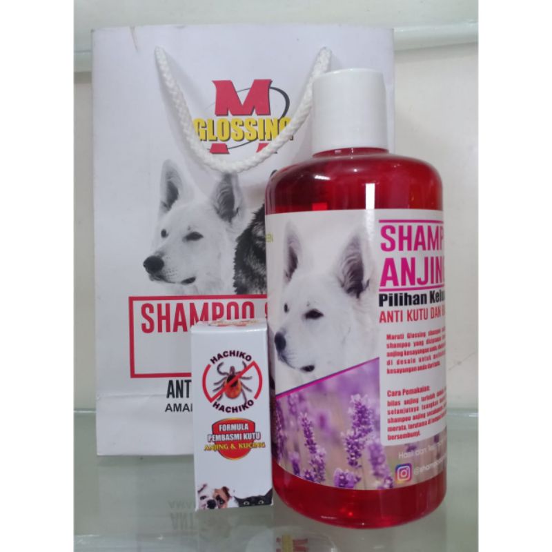 Jual Shampoo anjing Shampoo lavender Hachiko Obat tetes kutu