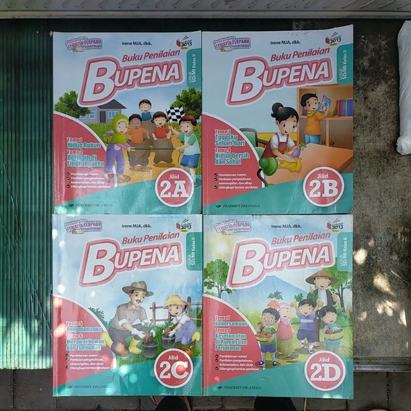 Jual Bupena Kelas 2 SD Jilid 2A, 2B, 2C, 2D / Original | Shopee Indonesia