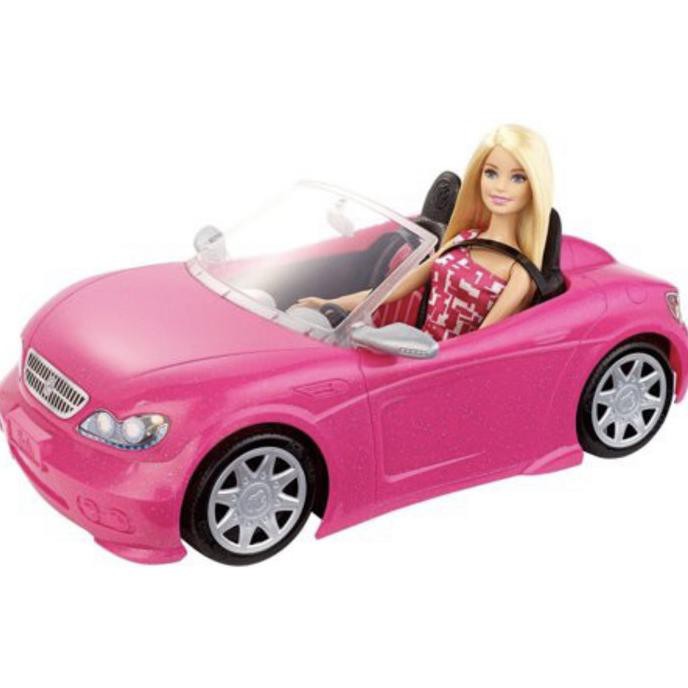 Mobil barbie sales pink