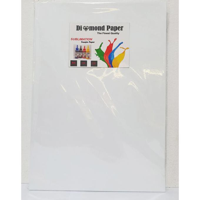 Jual KERTAS SUBLIM / TRANFER PAPER SUBLIM DIAMOND UKURAN A4 100LEMBAR ...