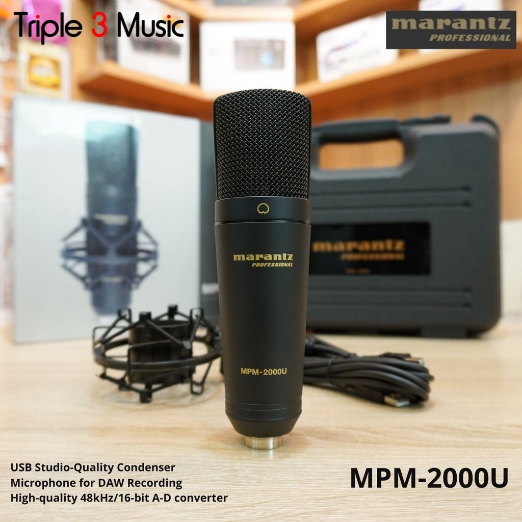 Jual Marantz MPM 2000U Large Diaphragm Microphone Mic USB | Shopee ...