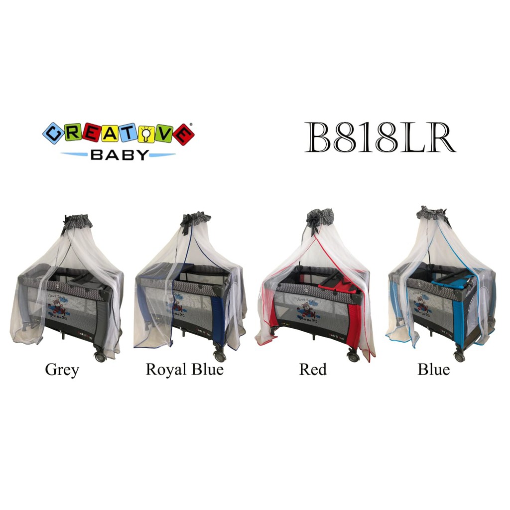 Jual Box bayi creative 818LR baby rocking playard B818LR tempat tidur