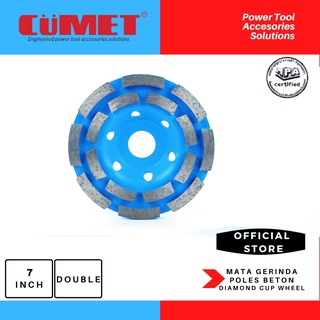 Jual Cumet Batu Gerinda Segmented Double Row Cup Grinding Wheel Inch